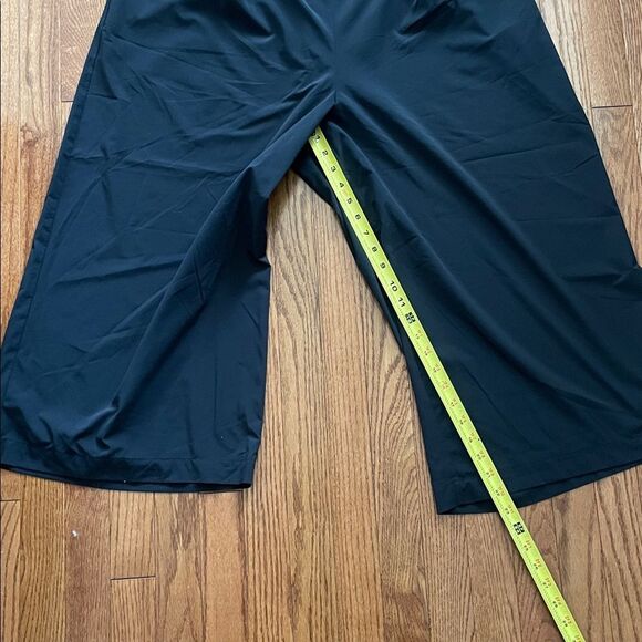 Athleta Brooklyn Wide Leg Crop Pant Black Women’s Sz 18 - Picture 6 of 15